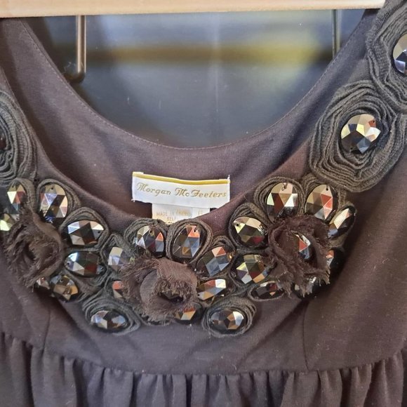 NEW Morgan McFeeters Mini  Dress with Jewel Neck Size‎ 6 - Picture 5 of 7